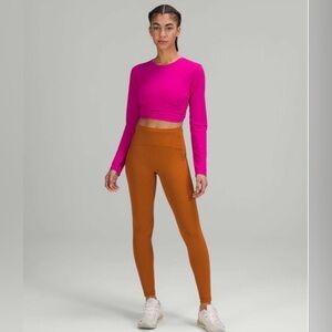 NWT Lululemon Swift Speed HR Tight 28” Size 6 Butternut Brown Leggings